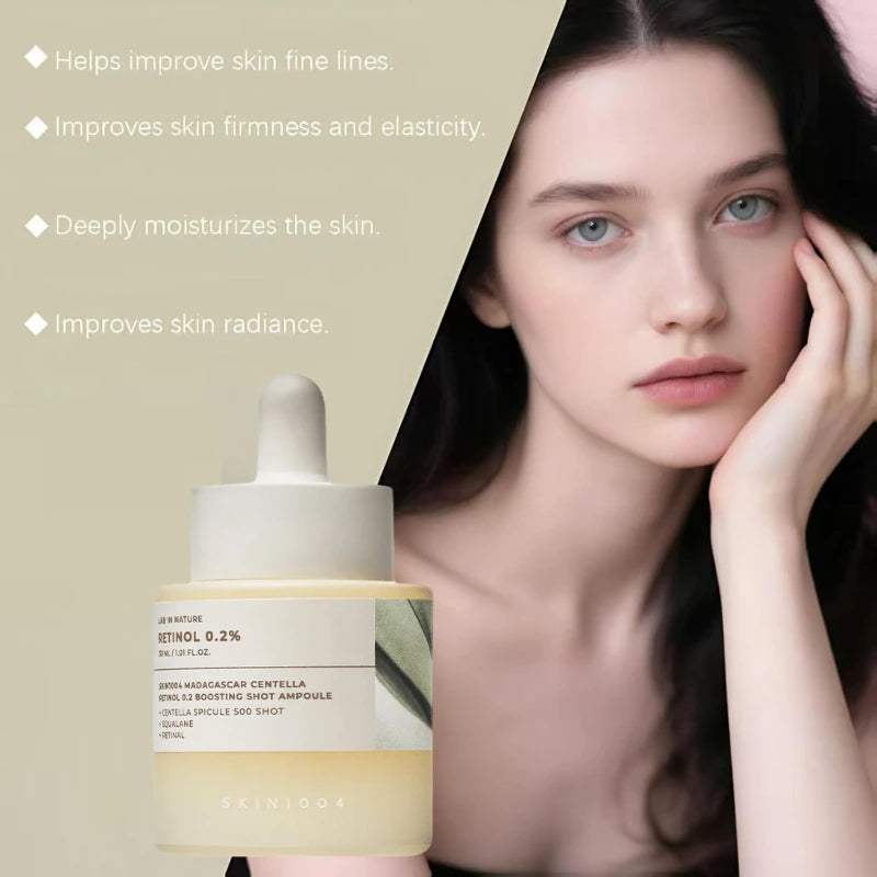 Korean Centella Retinol 0.2 Boosting Shot Ampoule Serum – Firming, Deep Hydration & Moisturizing Facial Skincare Set |The Trendora Vault|