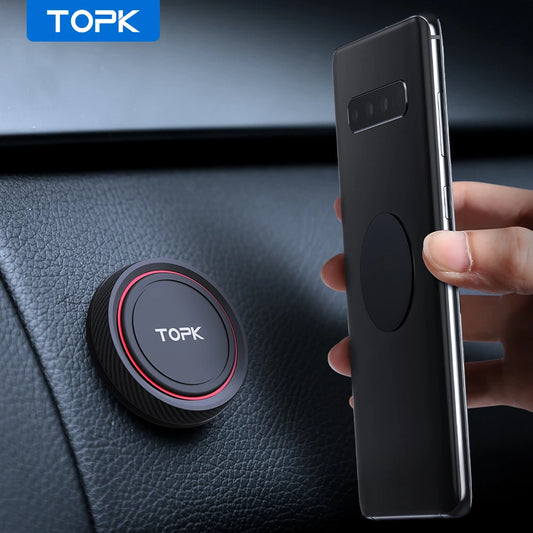 TOPK Magnetic Car Phone Holder – Strong Magnet Car Mount for Dashboard & Windshield |The Trendora Vault|