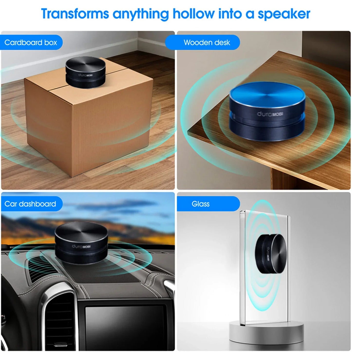 Bone Conduction Bluetooth Speaker – Wireless Open-Ear 360° Surround Sound Portable Speaker for Home & Outdoor Use |The Trendora Vault|