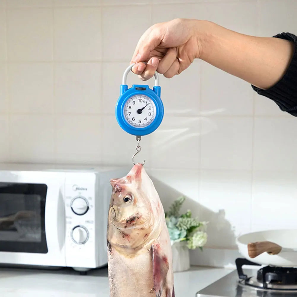 10KG Digital Mini Pocket Scale – 0.1KG Precision Fishing, Travel, and Luggage Weighing Scale with Hook for Outdoor Use |The Trendora Vault|