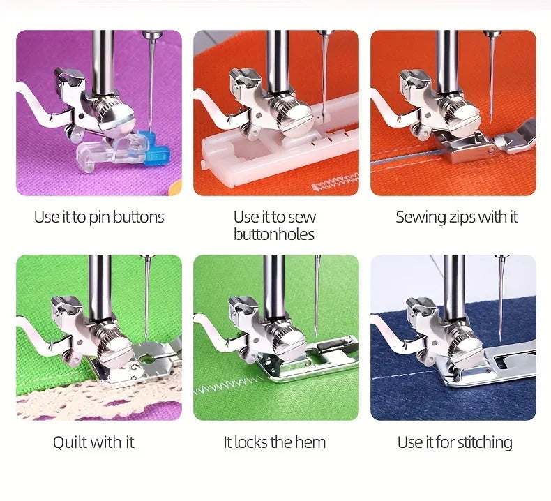 2025 Portable Electric Sewing Machine – Adjustable Speed, Backstitch Function, Easy for Beginners & Home DIY Projects |The Trendora Vault|