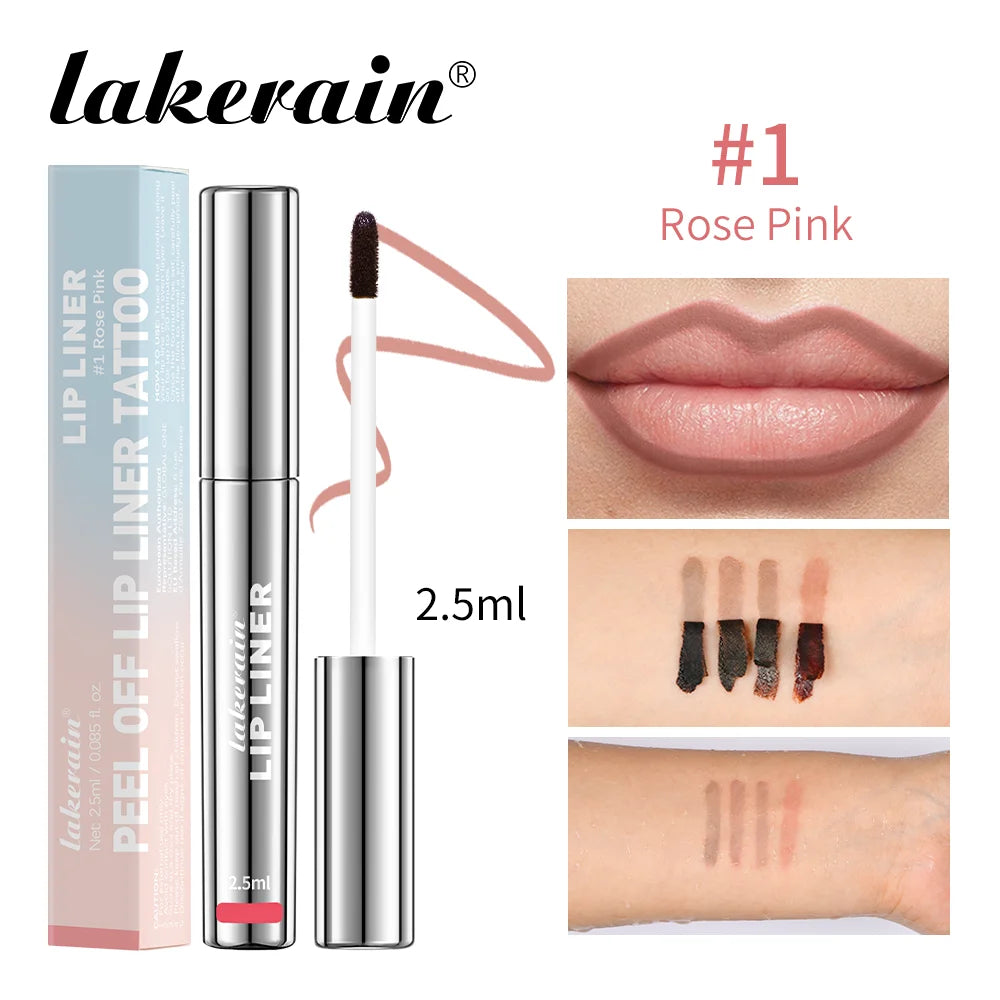 Waterproof Matte Lip Tint – Long Lasting Tear-Off Lip Gloss Stain in Brown, Contour Tint Cosmetic for All-Day Wear |The Trendora Vault|