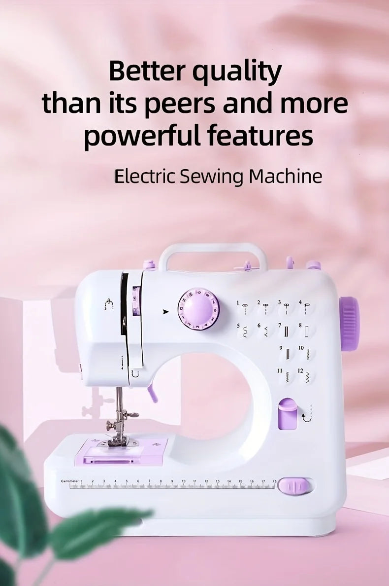 2025 Portable Electric Sewing Machine – Adjustable Speed, Backstitch Function, Easy for Beginners & Home DIY Projects |The Trendora Vault|