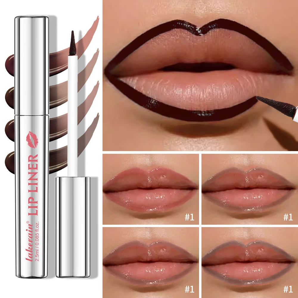 Waterproof Matte Lip Tint – Long Lasting Tear-Off Lip Gloss Stain in Brown, Contour Tint Cosmetic for All-Day Wear |The Trendora Vault|