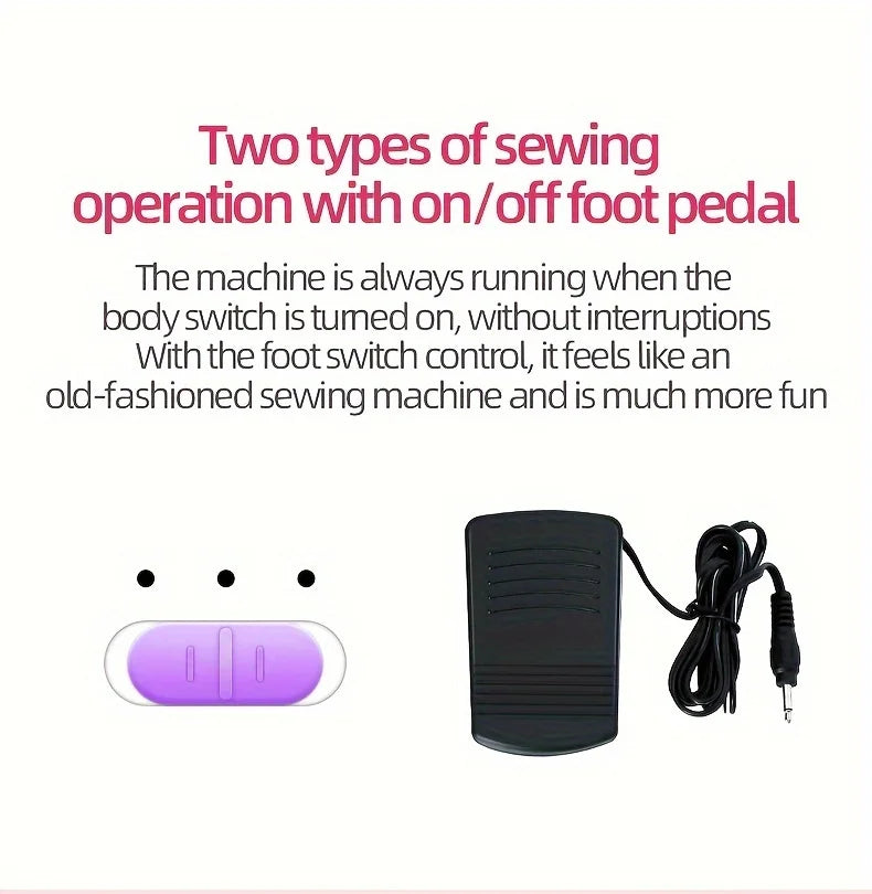 2025 Portable Electric Sewing Machine – Adjustable Speed, Backstitch Function, Easy for Beginners & Home DIY Projects |The Trendora Vault|