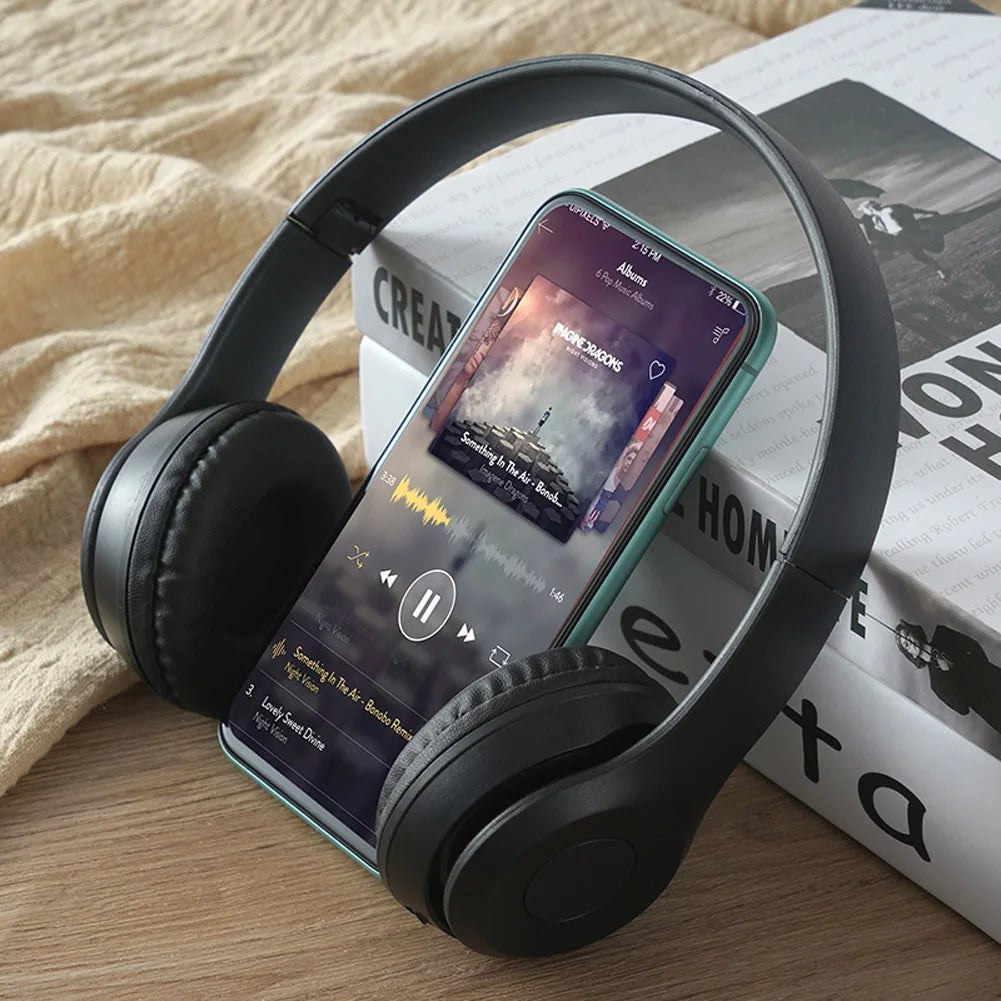 High-Quality P47 Wireless Bluetooth Headphones – Premium Sound & Comfortable Fit The Trendora Vault|