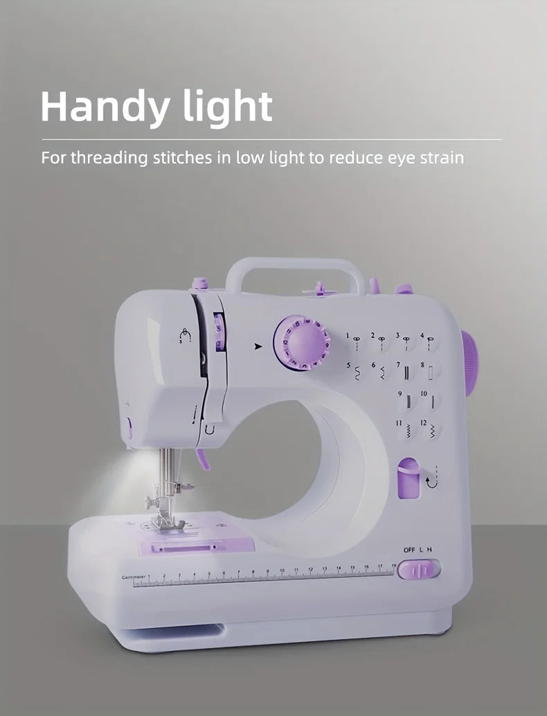 2025 Portable Electric Sewing Machine – Adjustable Speed, Backstitch Function, Easy for Beginners & Home DIY Projects |The Trendora Vault|