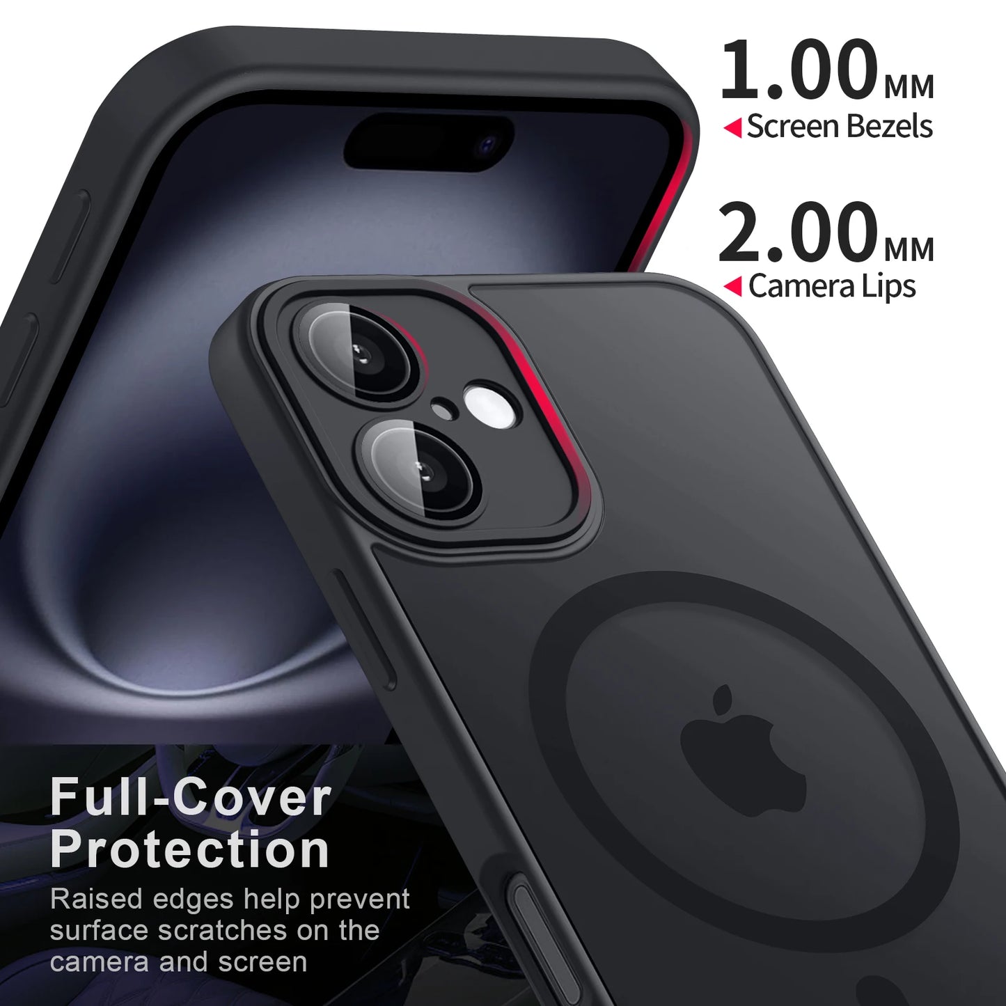 Luxury Magnetic Matte Translucent Armor Shockproof Case for iPhone 11-16 – Magsafe-Compatible, Wireless Charging Cover, Premium Protection |The Trendora Vault|