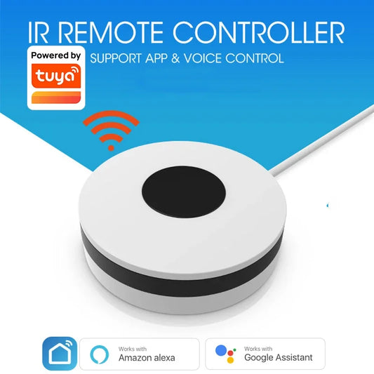 Tuya Smart WiFi IR Remote Control Hub (WiFi + 433MHz) – Universal Wireless Controller for TV, AC, Alexa & Google Home |The Trendora Vault|