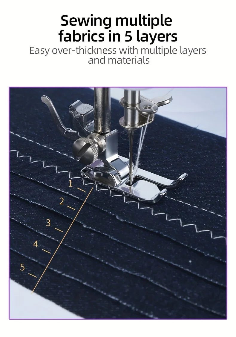 2025 Portable Electric Sewing Machine – Adjustable Speed, Backstitch Function, Easy for Beginners & Home DIY Projects |The Trendora Vault|