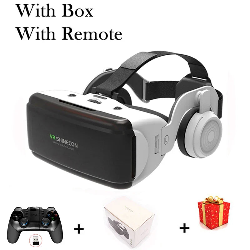 Shinecon VR Headset – Virtual Reality 3D Glasses for Smartphone Gaming & Movies with Adjustable Lenses |The Trendora Vault|