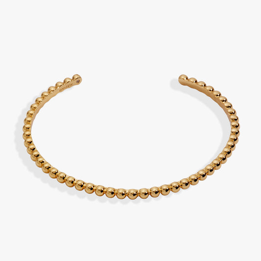 Gold Beaded Cuff Bracelet – Elegant Women’s Fashion Jewelry | The Trendora Vault
