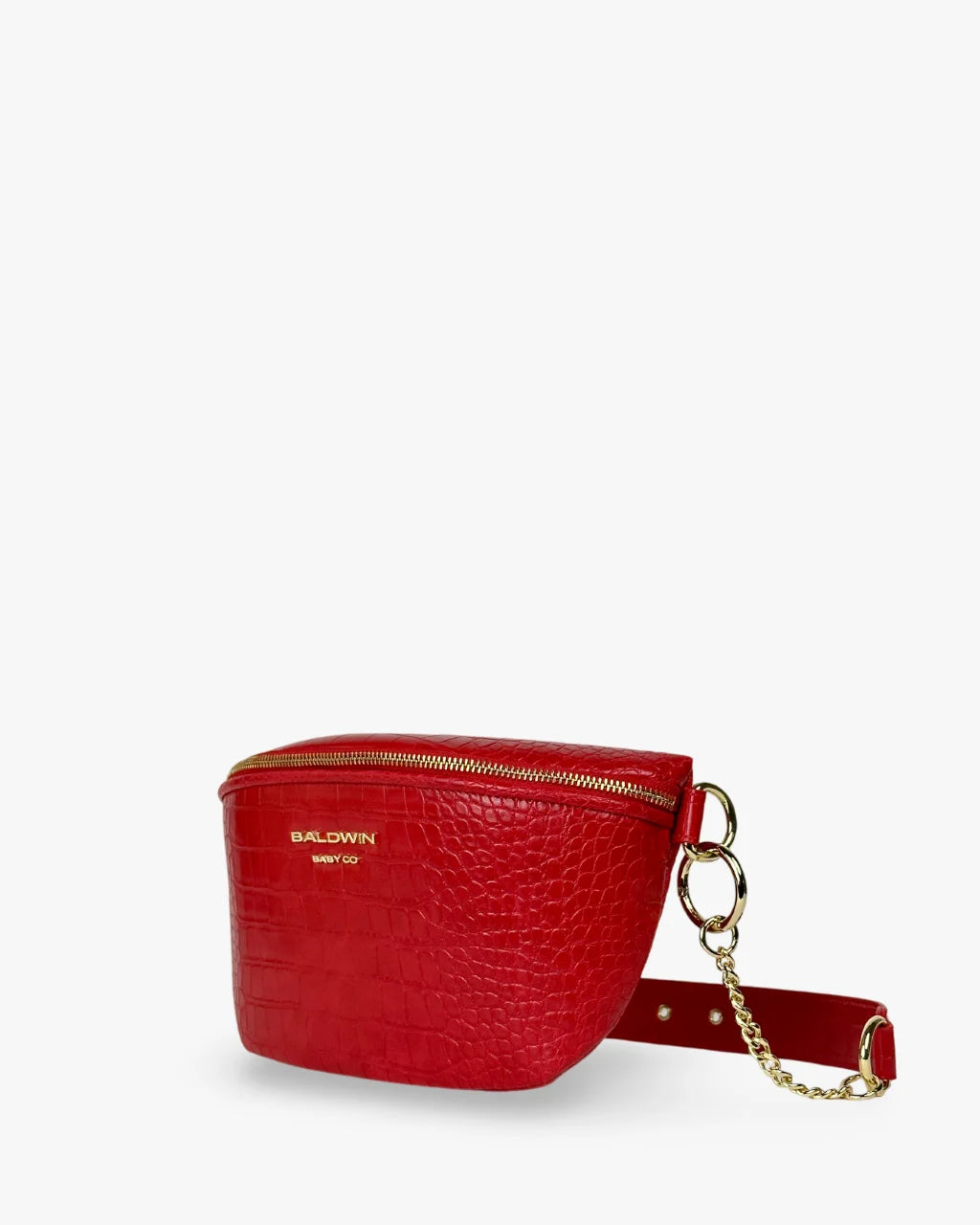 The Ono Crossbody Belt Bag – Cardinal Red | Stylish Hands-Free Waist Pack |The Trendora Vault||