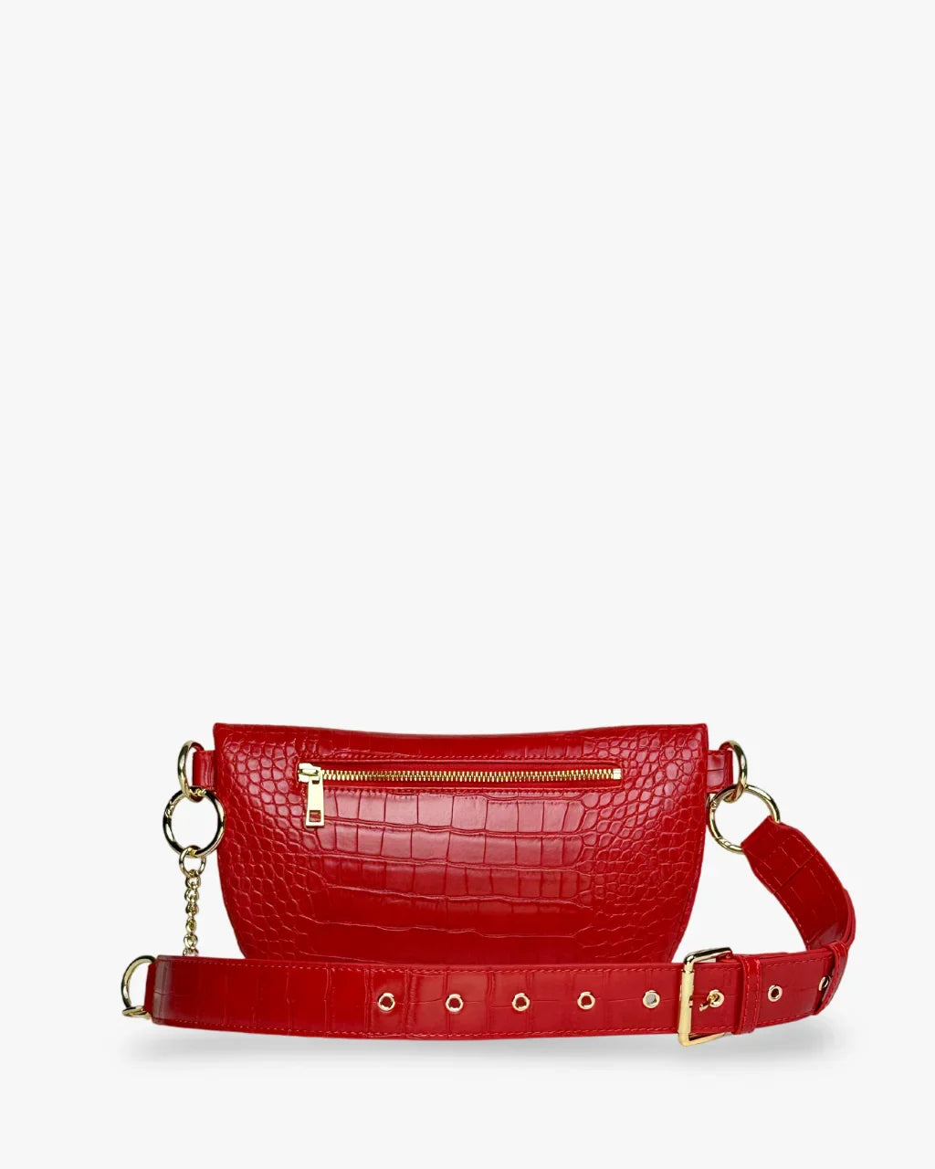 The Ono Crossbody Belt Bag – Cardinal Red | Stylish Hands-Free Waist Pack |The Trendora Vault||