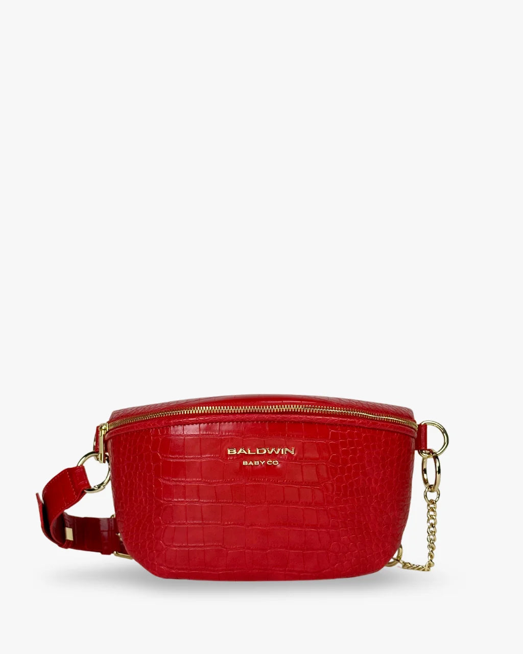 The Ono Crossbody Belt Bag – Cardinal Red | Stylish Hands-Free Waist Pack |The Trendora Vault||