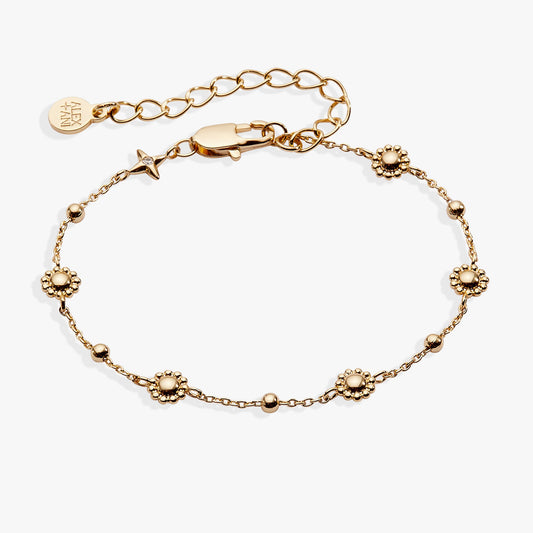 Floret Chain Bracelet | Stylish Floral Bracelet for Women | The Trendora Vault