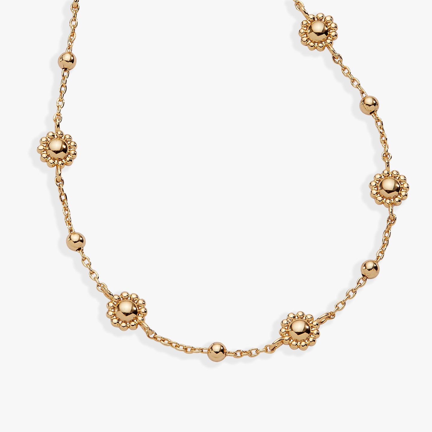 Floret Chain Bracelet | Stylish Floral Bracelet for Women | The Trendora Vault