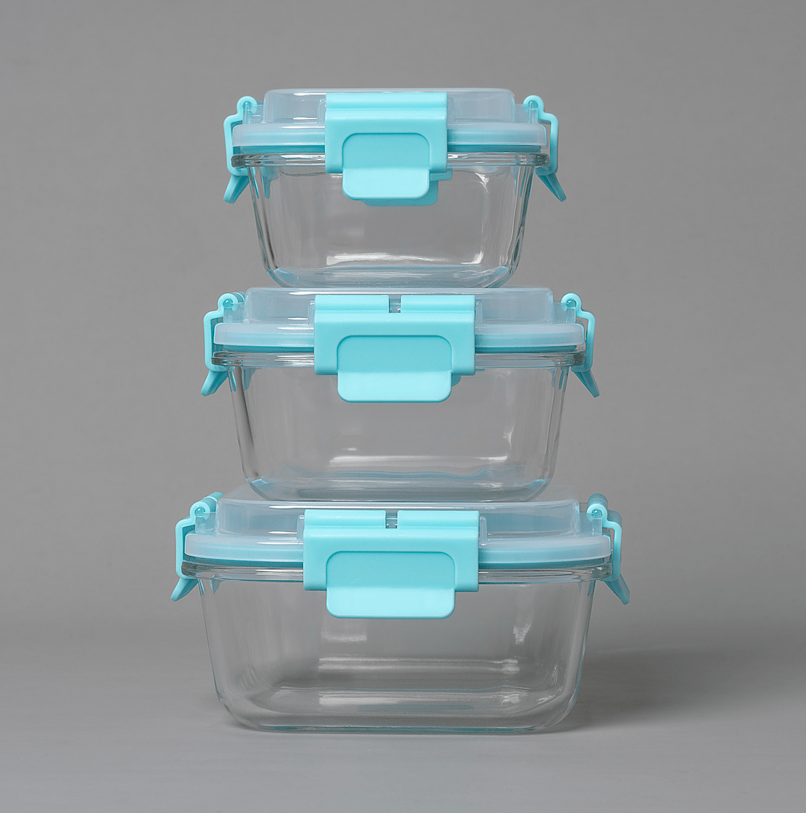 Square Food Storage Containers with High-Top Lids – Airtight, Stackable Plastic Bins for Pantry, Kitchen, Meal Prep & Dry Goods |The Trendora Vault|